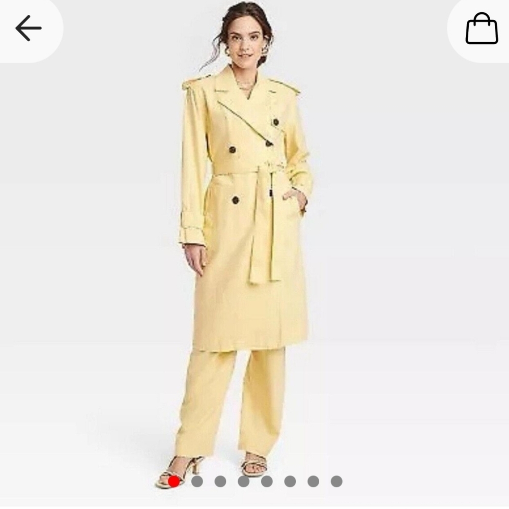 Classic M Trench Coat - A New Day Yellow Size M